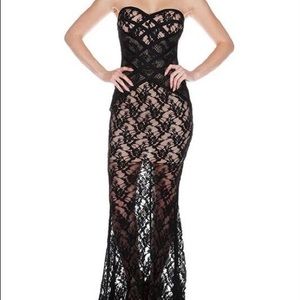 Black and nude new dress